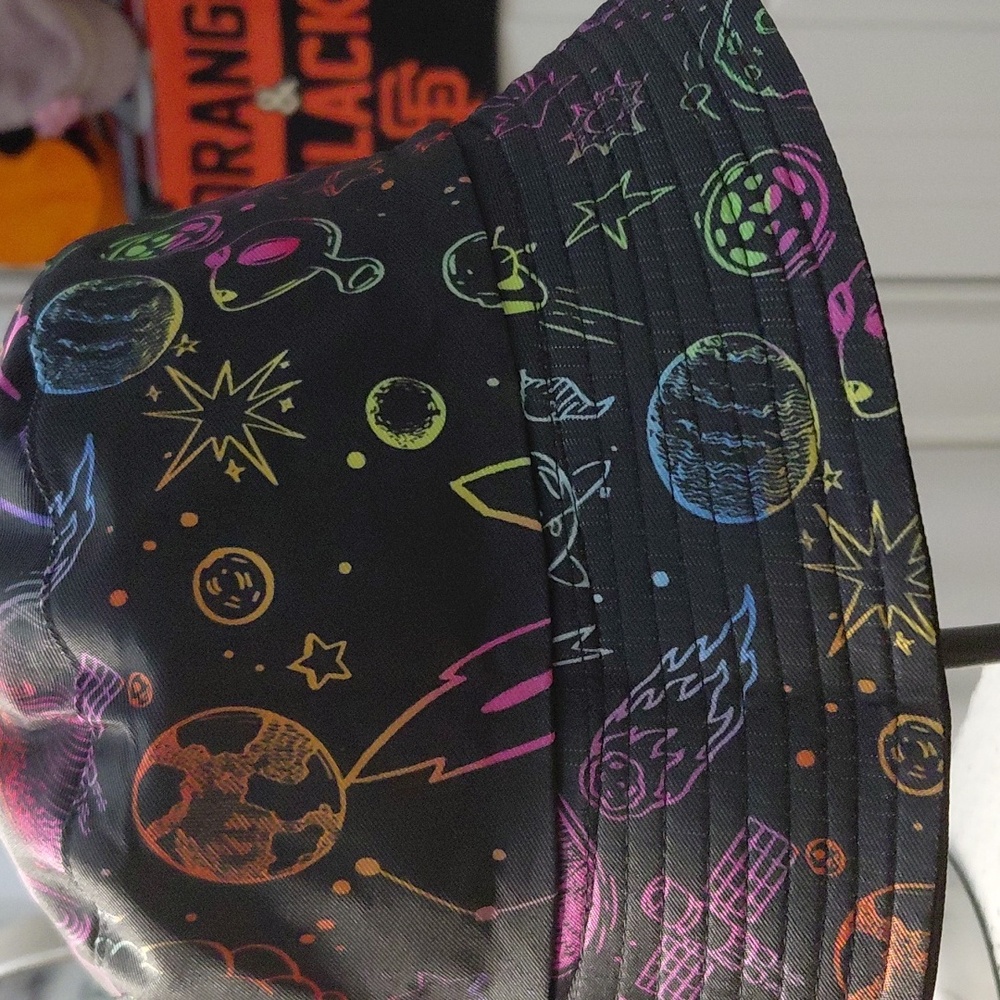 Celestial/Planet Reversible Unisex Bucket Hat 22"/23" - Picture 4 of 5